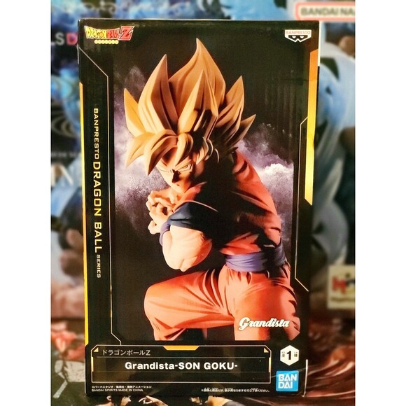 Dragon Ball Z Grandista Son Goku Super Saiyan Figure Banpresto - Picture 1 of 9